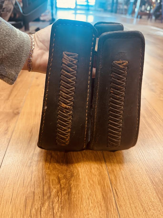 Dark Oil Leather Stirrup Used