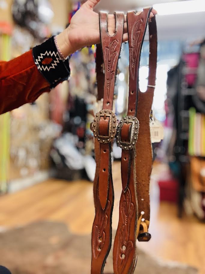 Leather Split Ear headstall
