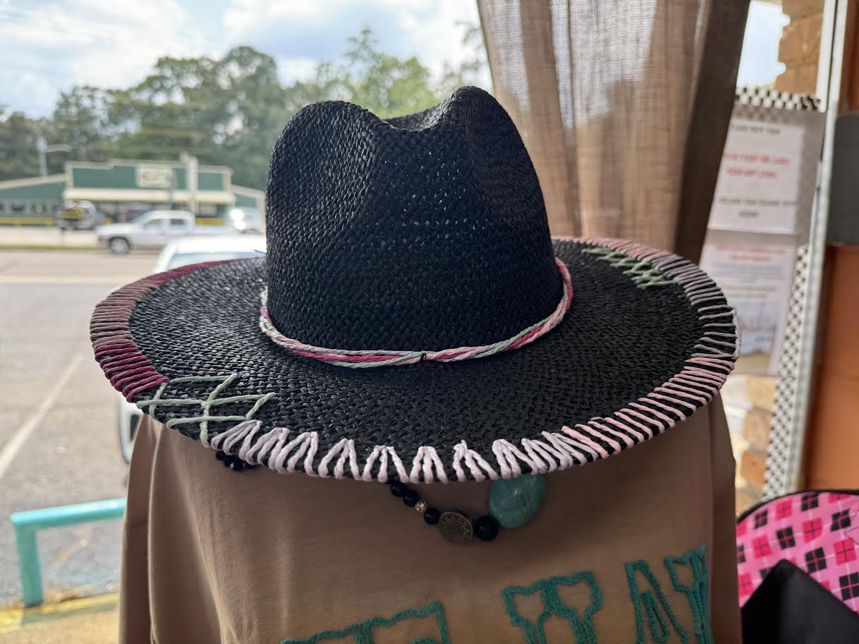 Stitched Brim Panama Hat
