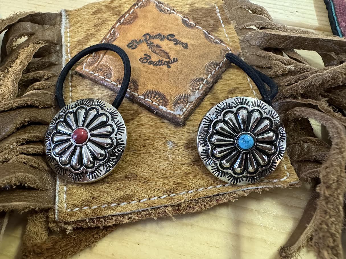 Concho Hair Tye (set of 2)