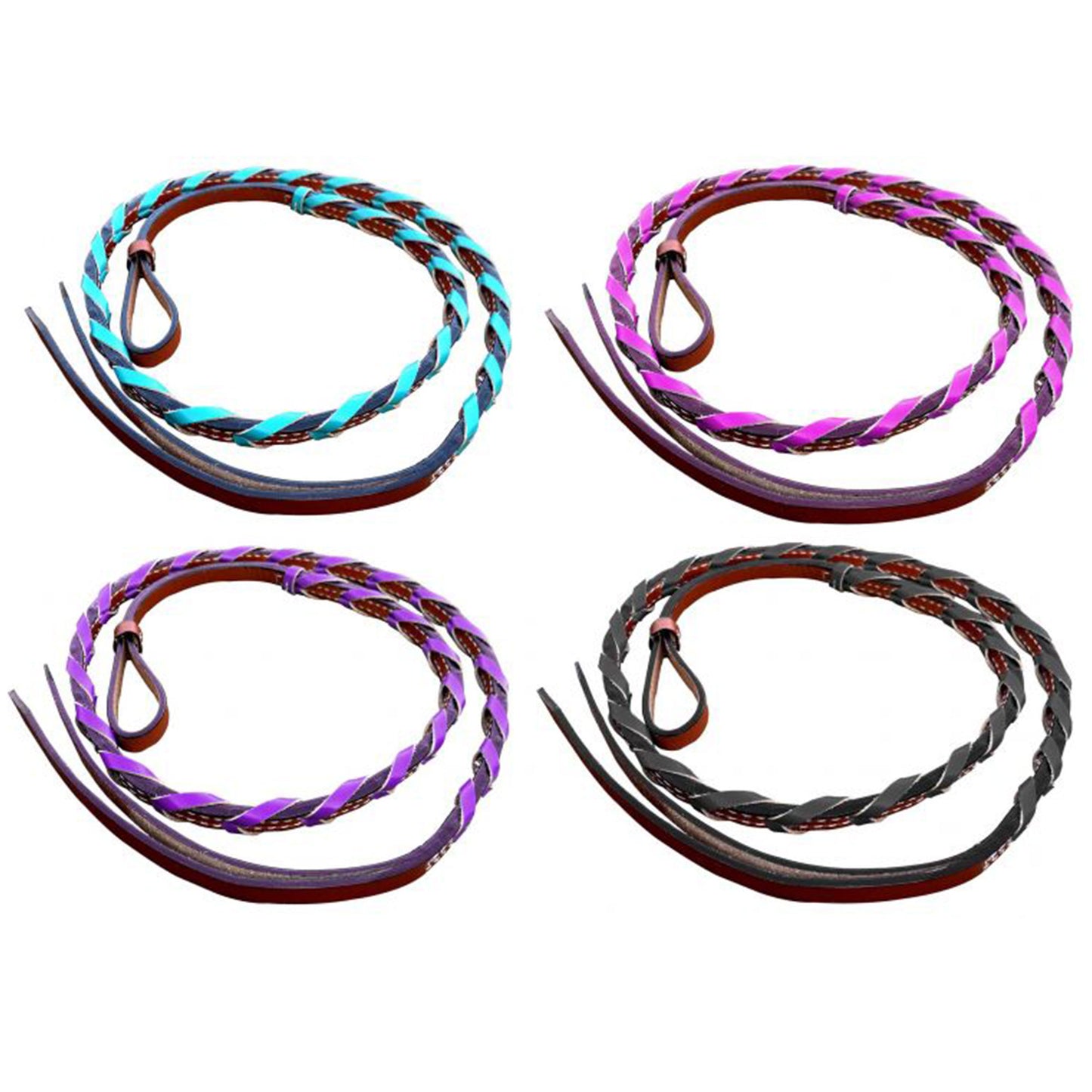 Braided Leather Over & Under