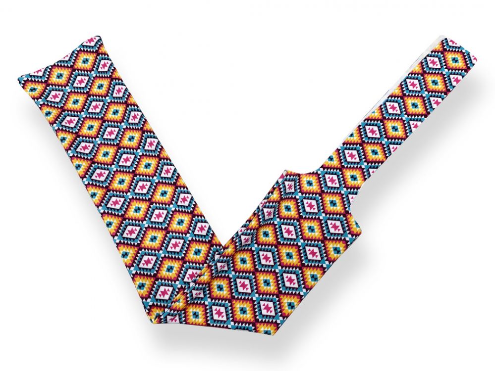 Showman Aztec Lycra printed slip on tail bag