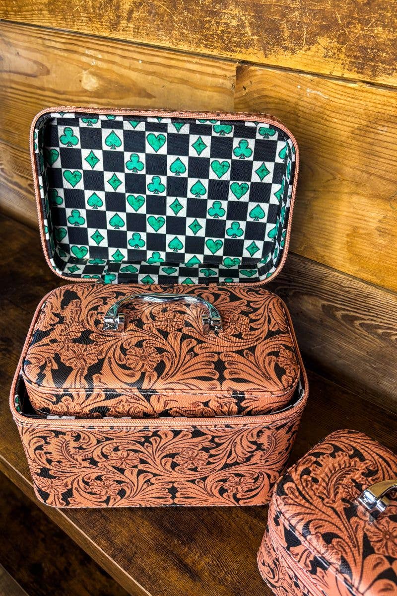 Tooled Beauty Boxes Set of 3