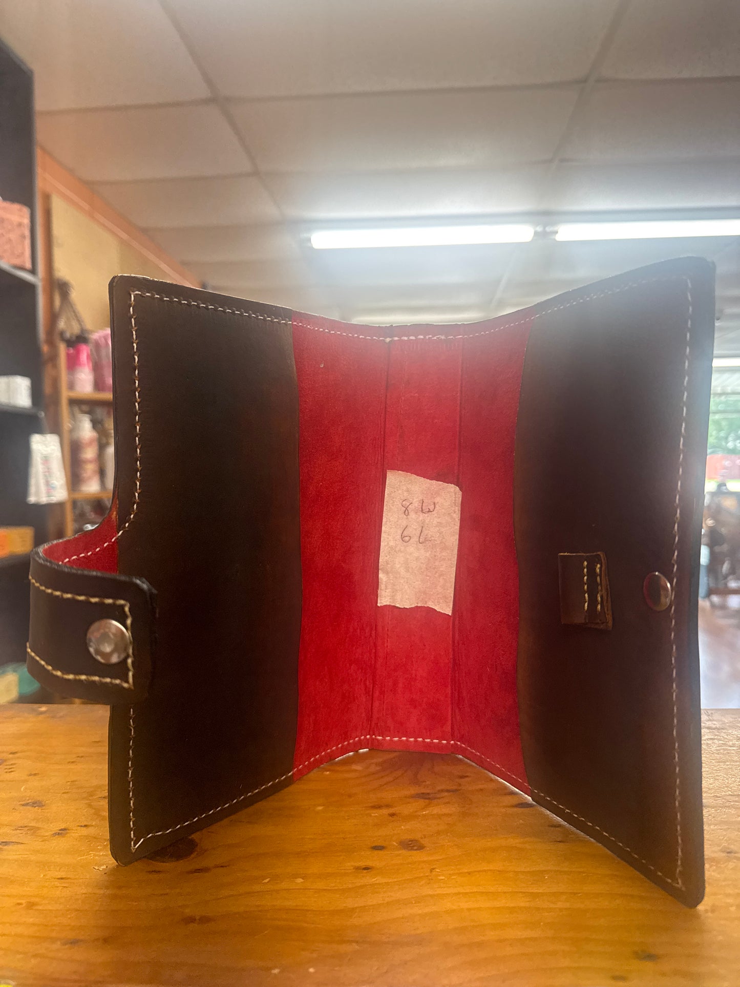 8”x6” Handmade Leather Bible Cover