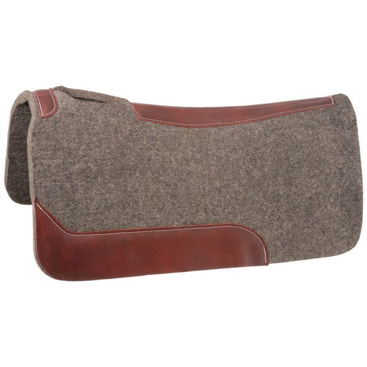 WOOL PAD WITH WEAR LEATHERS