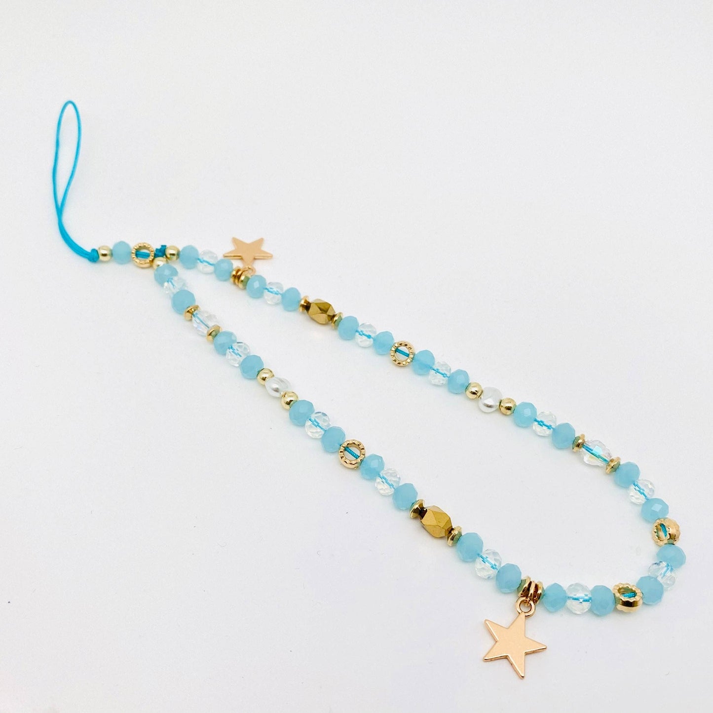 Star Pendant Beaded Mobile Phone Lanyard