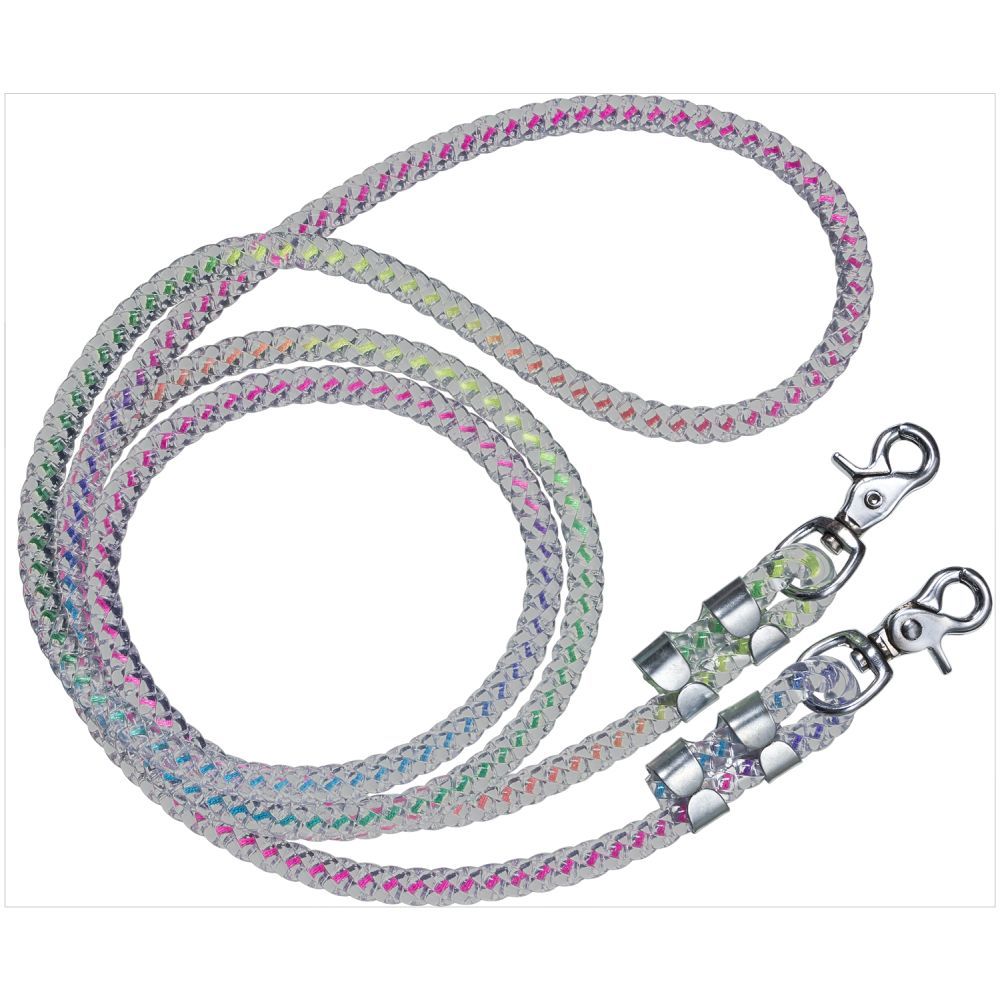 Rainbow Core Rubber Reins