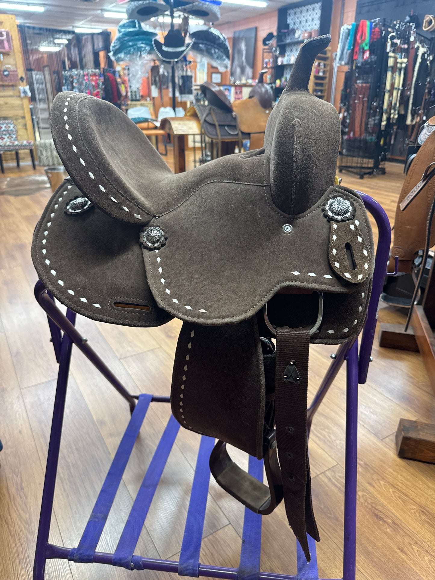 12” Roughout Saddle Silver Royal