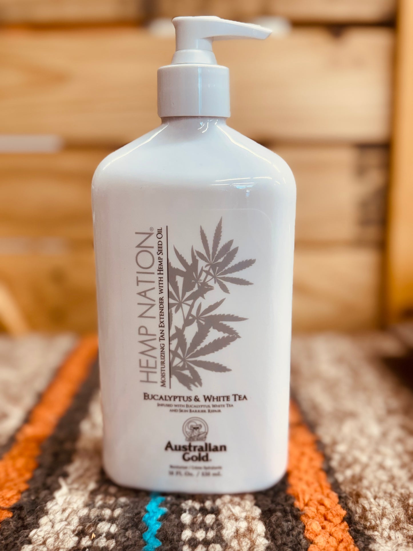 Australian Gold Hemp Nation Eucalyptus White Tea Tan Extender 18oz