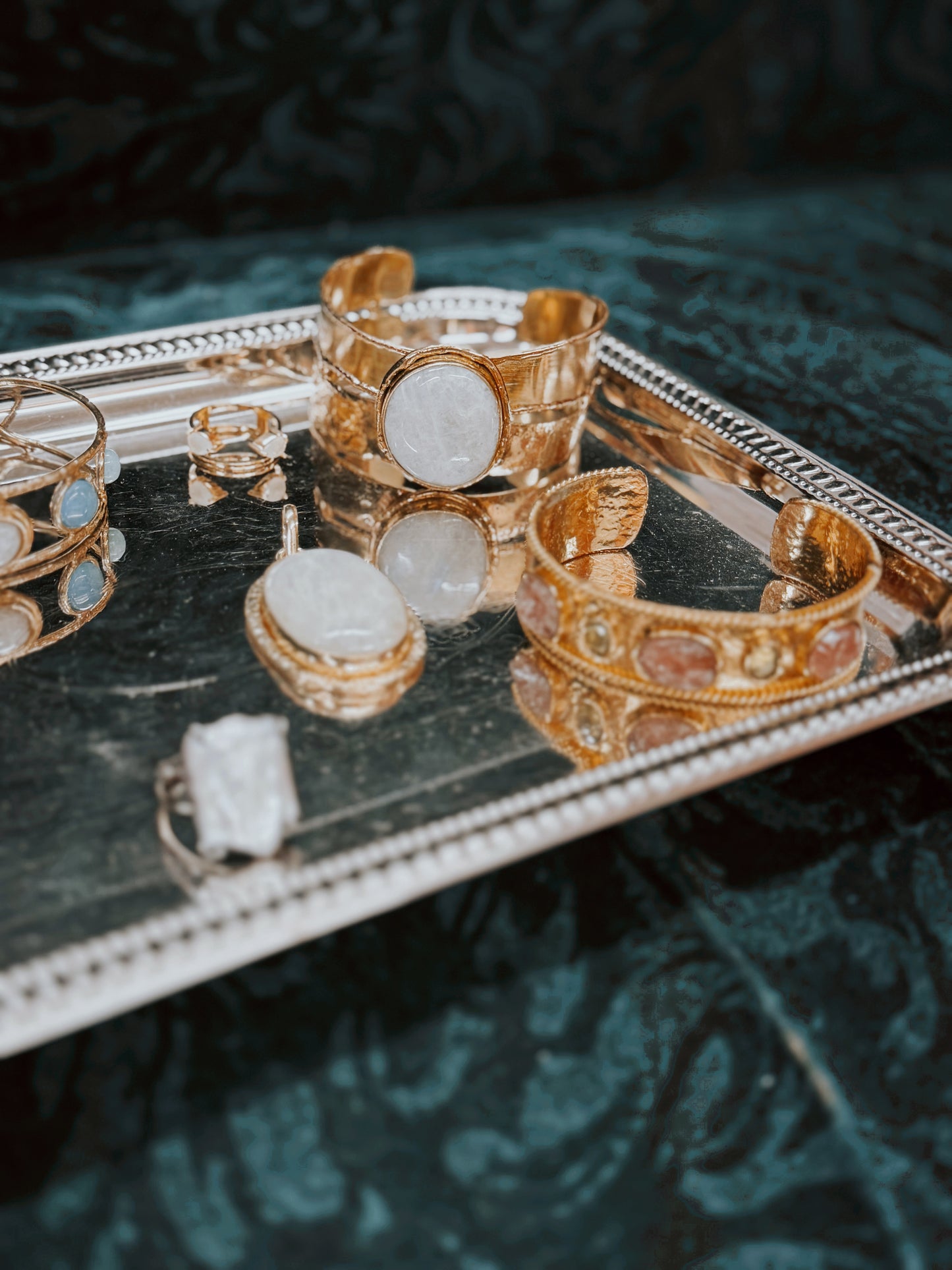 Quartz Gem Cuff