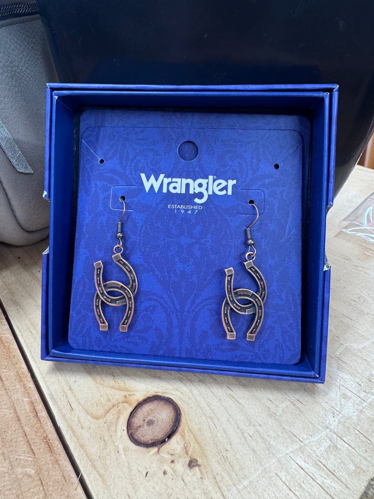 Wrangler Horseshoe Dangle Earrings
