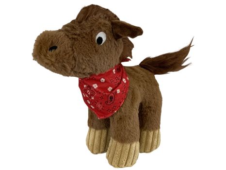 Western Plush Squeaky Dog Toy