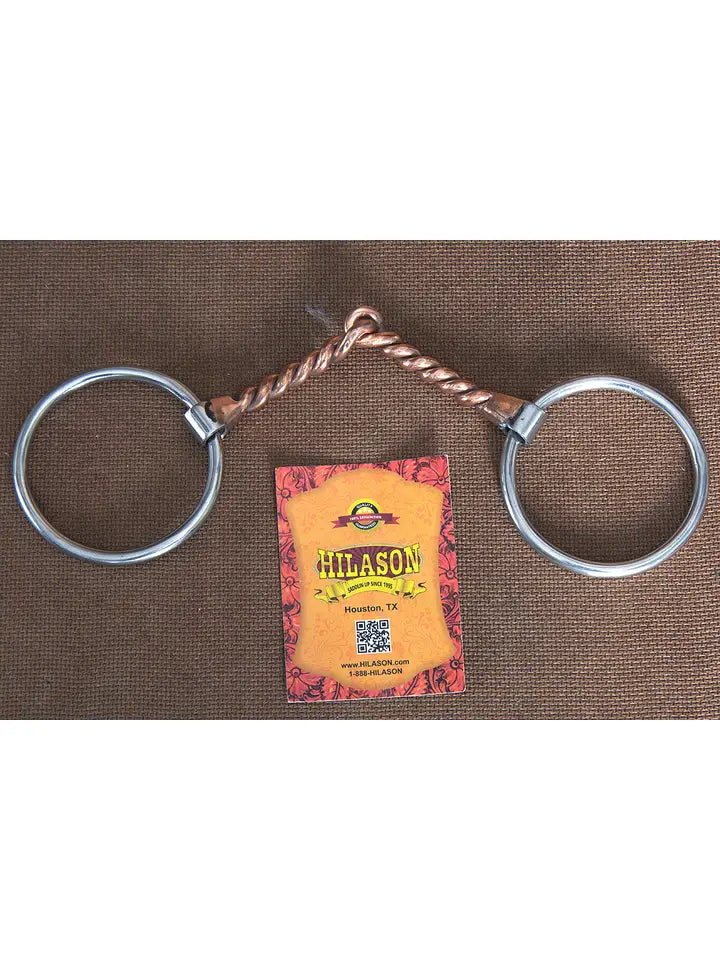 Hilason 5" Twisted Copper Wire Bit