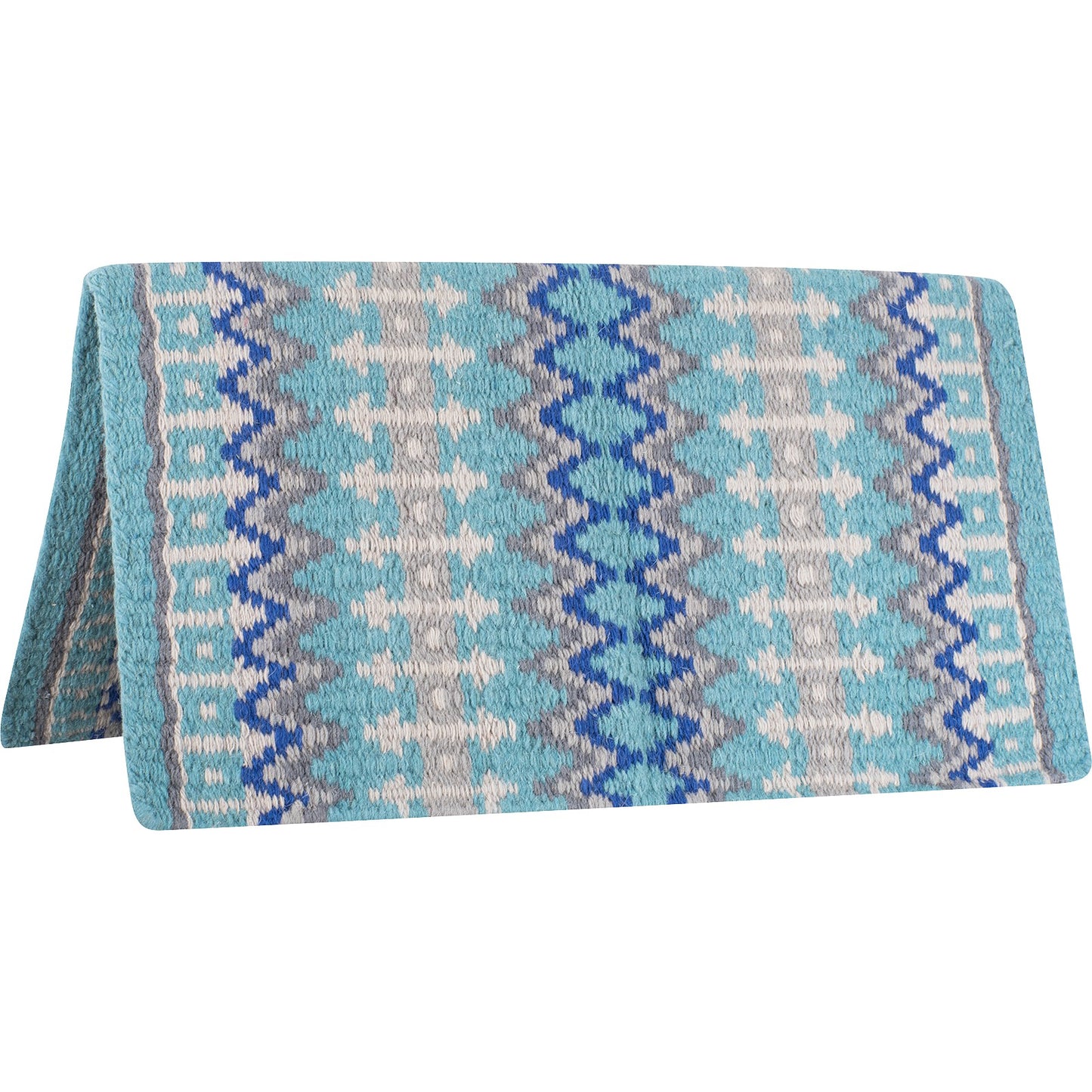 Turquoise 100% Wool Blanket