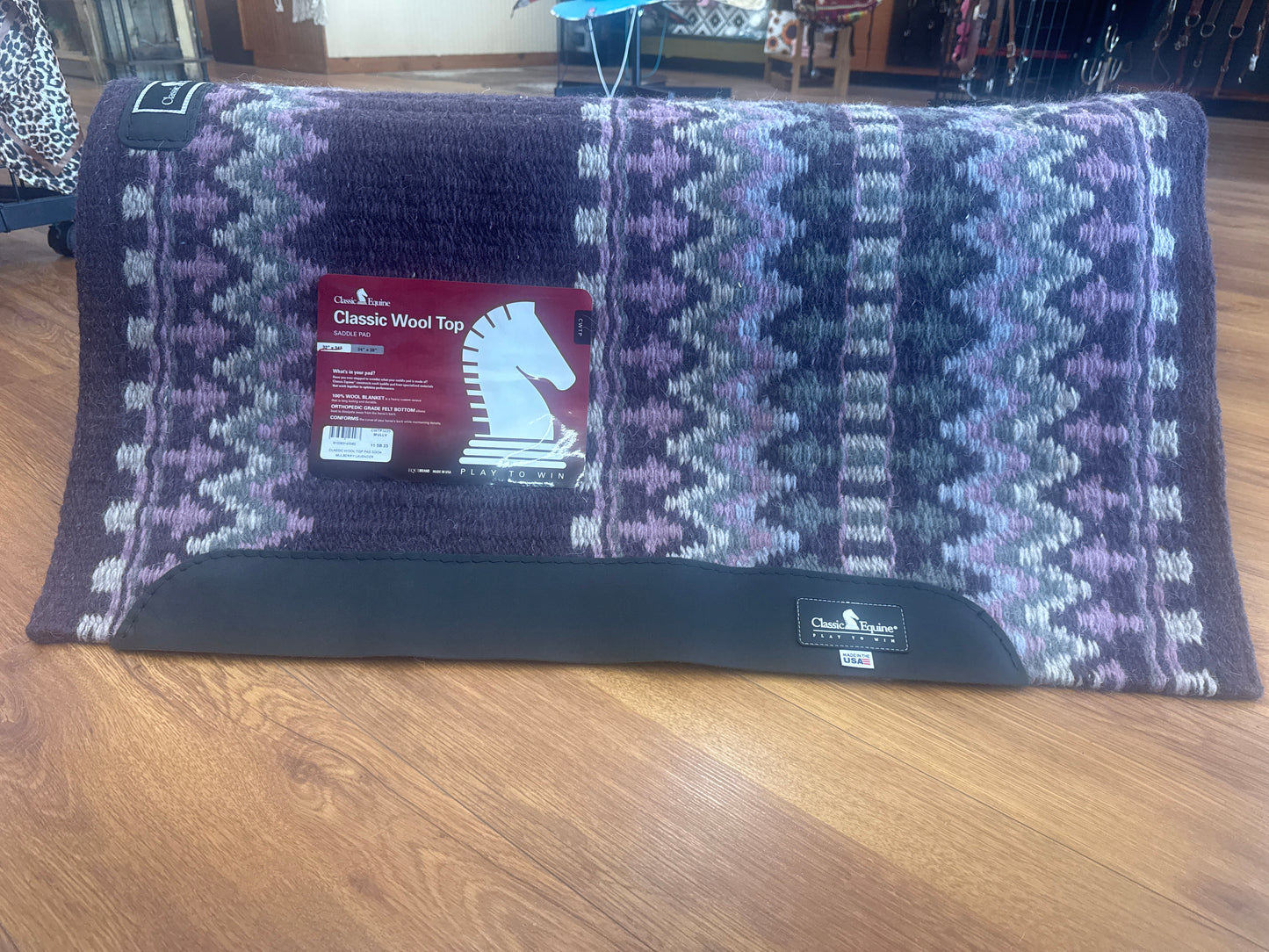 Classic Wool Top Pad 32x34 Mulberry