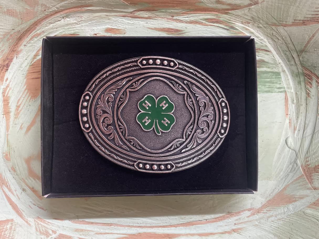 4 H Belt Buckle #006