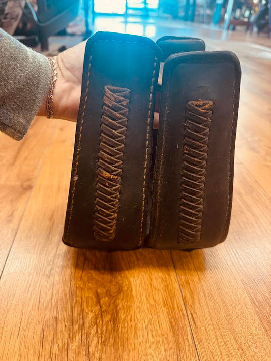 Dark Oil Leather Stirrup Used