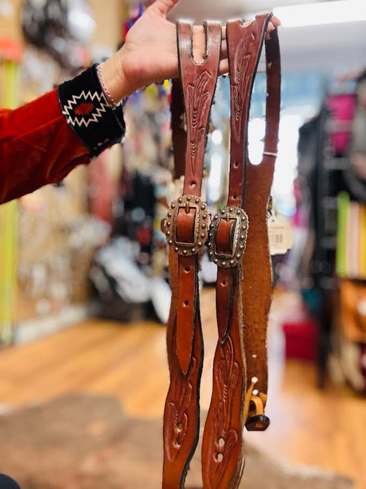 Leather Split Ear headstall
