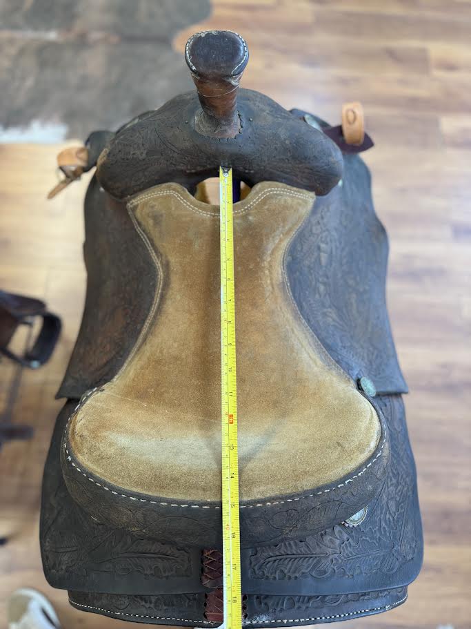 16.5" Benson Moore Roping Saddle #PL