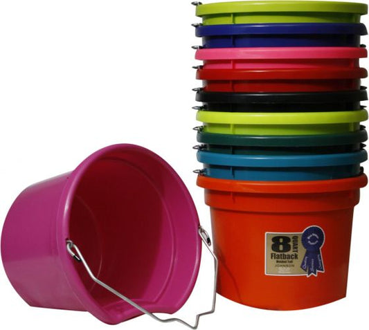 8Qt Flat Back Bucket