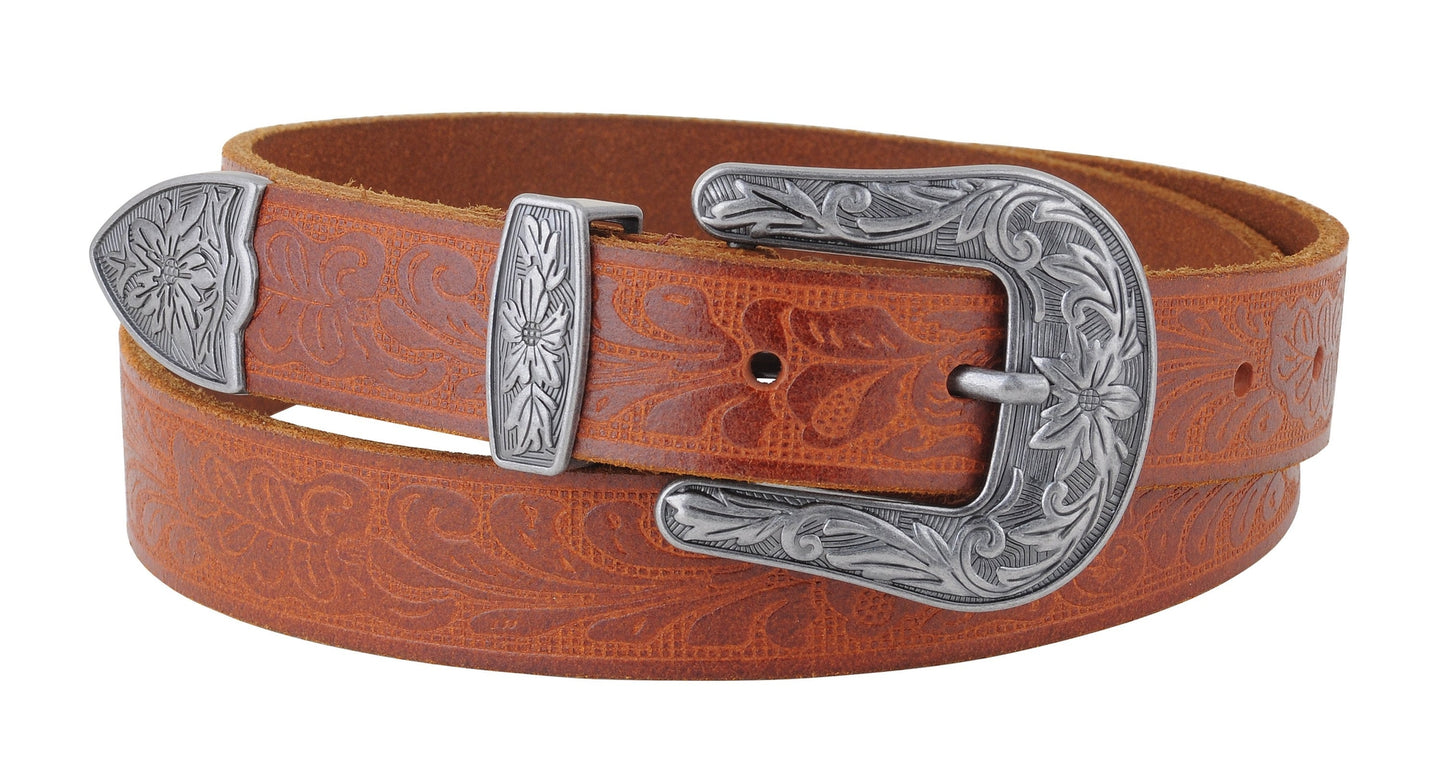 Western Tooled Vintage Buckle