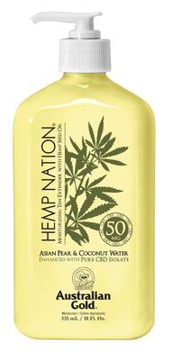 Australian Gold Hemp Nation CBD Asian Pear and Coconut Water Tan Extender