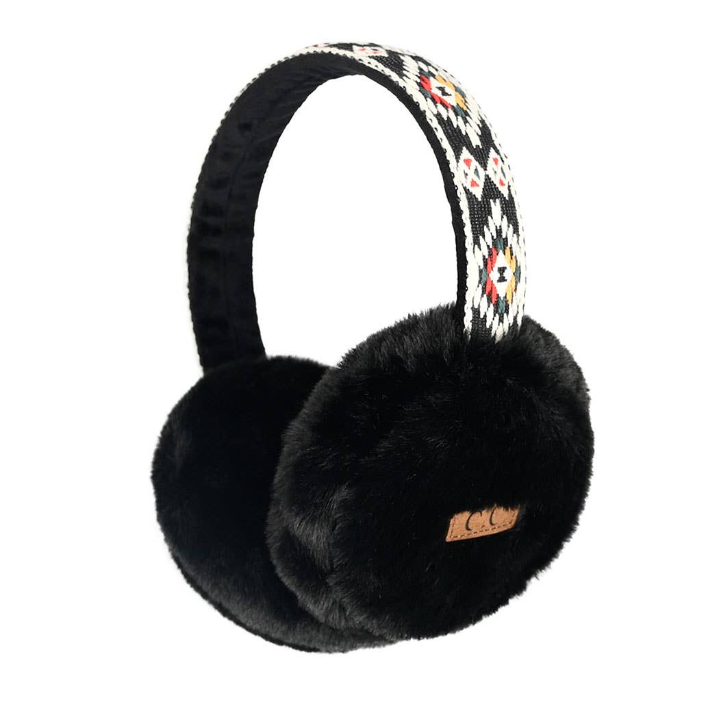 Aztec Patterned Ear Muff