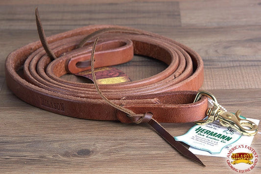 Hilason Herman Oak Water Loop Roper Rein Oak