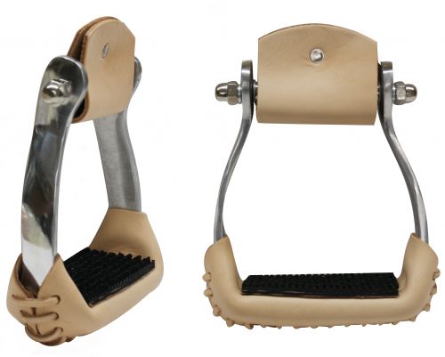 Aluminum sure grip stirrups