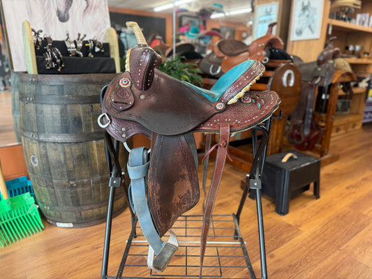 14.5” Diamond Cross Barrel Saddle