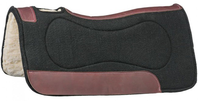 Fleece Bottom Felt Saddle Pad