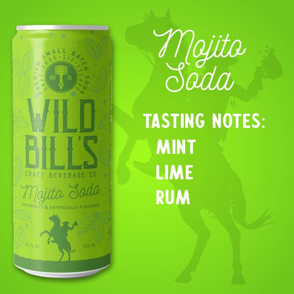 Mojito Mocktail - Premium Cane Sugar Soda, 12-Pack, Cans
