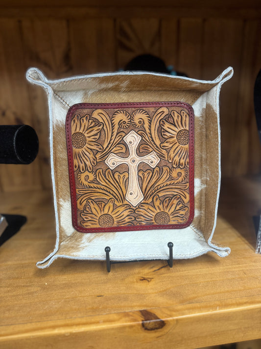 Cowhide Tray