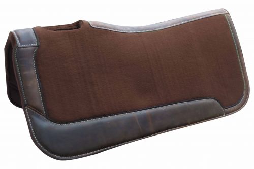 1" Brown felt saddle pad