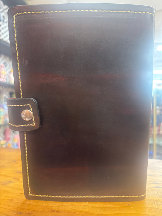 8”x6” Handmade Leather Bible Cover