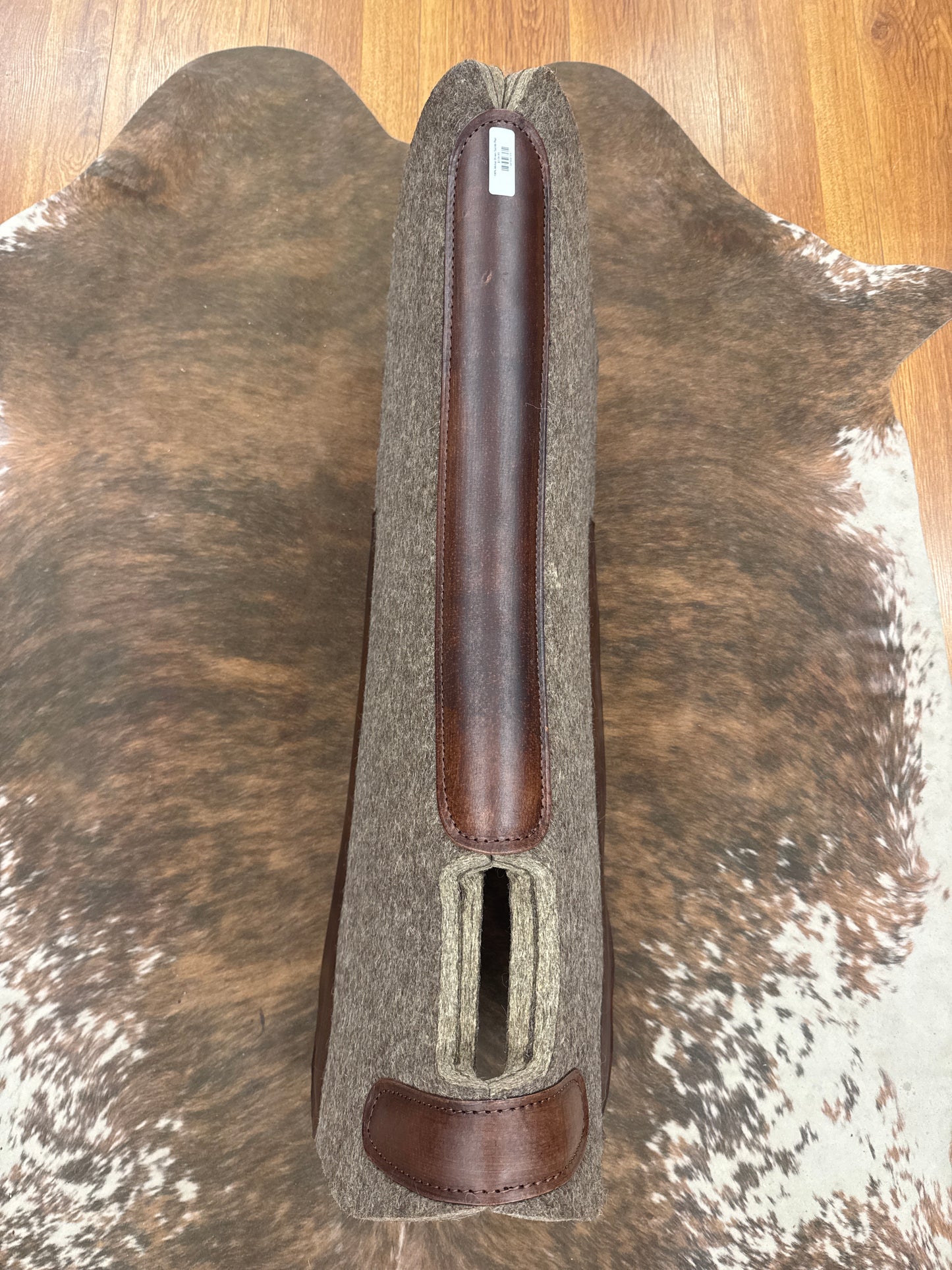100% Mohair Brown Saddle Pad
