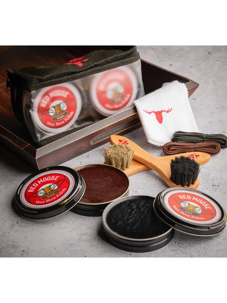 Wax Shoe Polish Kit