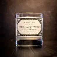 R. Rebellion Whiskey Glass Candles 8oz