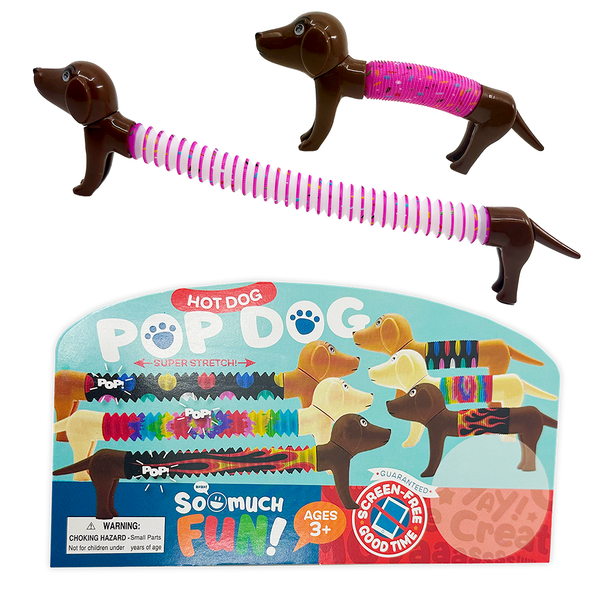 Bendy Fidget Tube Dog Assortment