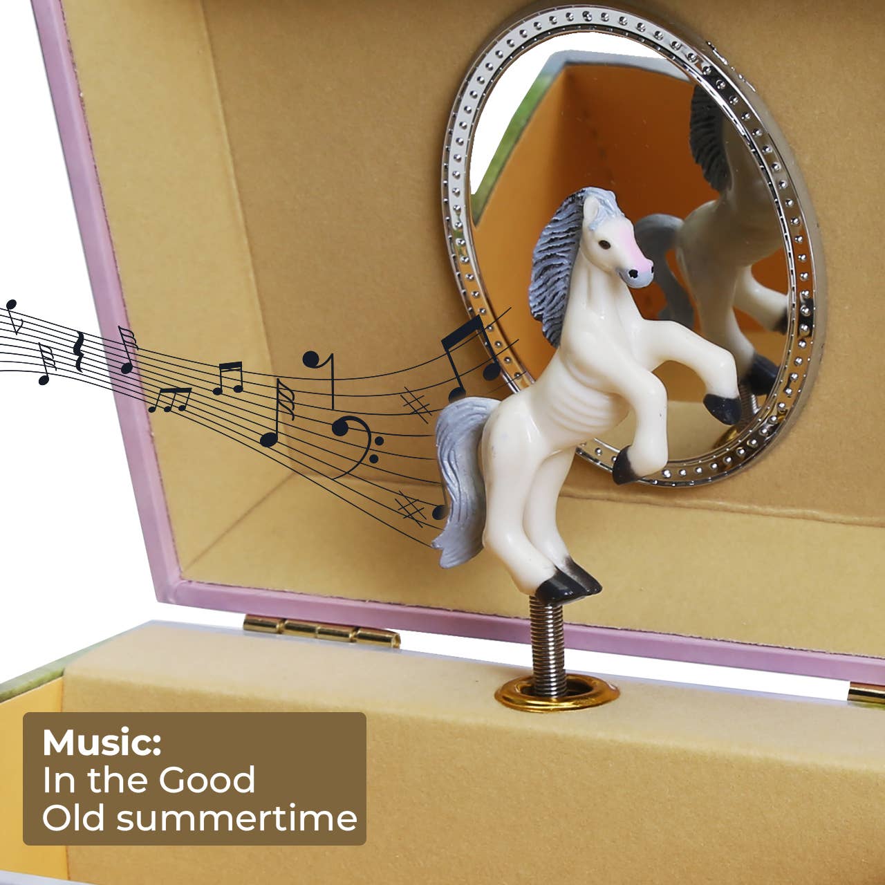 Small Fairy Horse Music Box