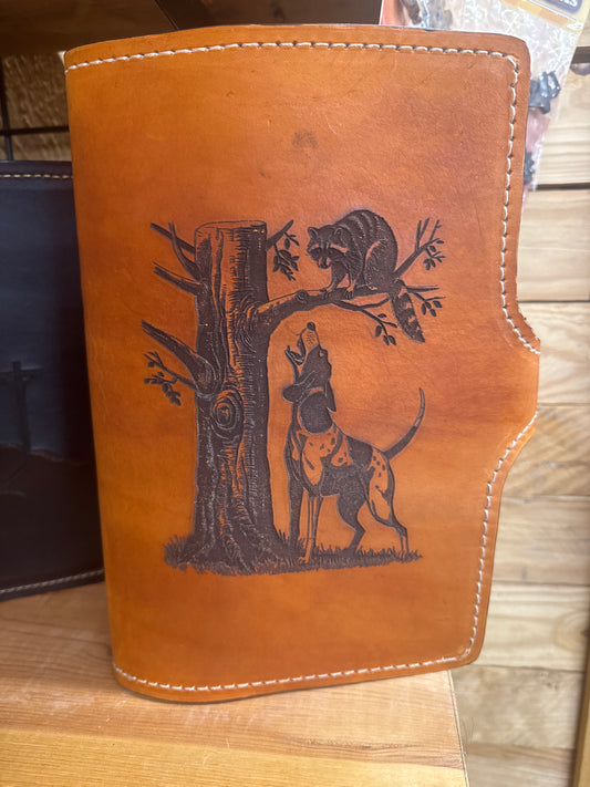 8”x6” Handmade Leather Bible Cover