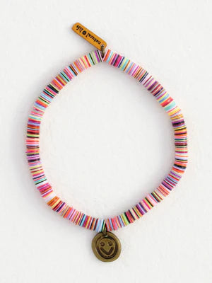 NL Sequin Smiley Bracelet