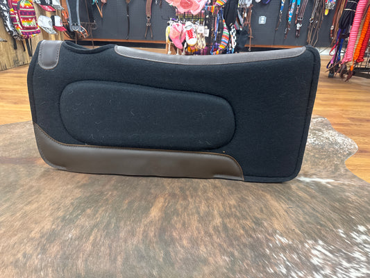 Black Felt Built up Saddle Pad
