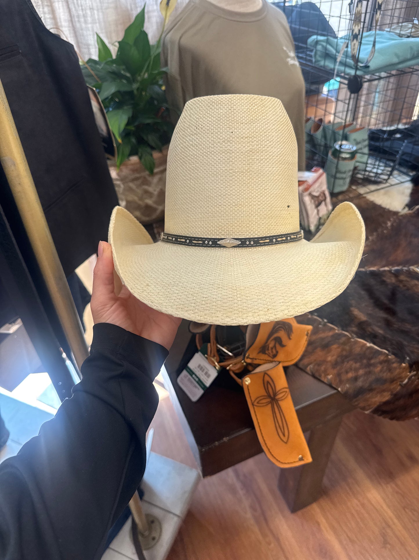 Resistol Straw Best All-Around Cowboy Hat 7 3/8 (Vintage)