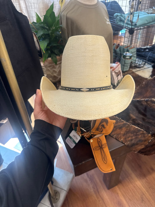 Resistol Straw Best All-Around Cowboy Hat 7 3/8 (Vintage)