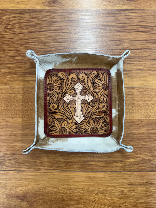 Cowhide Tray