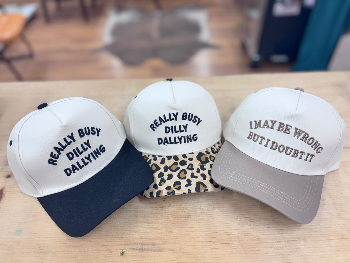 Monogrammed Assorted Hats