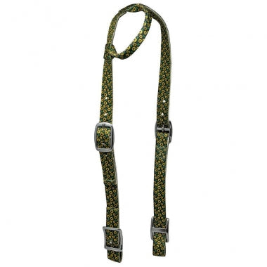 Rugged Ride Nylon One Ear Headstall - Sunflower