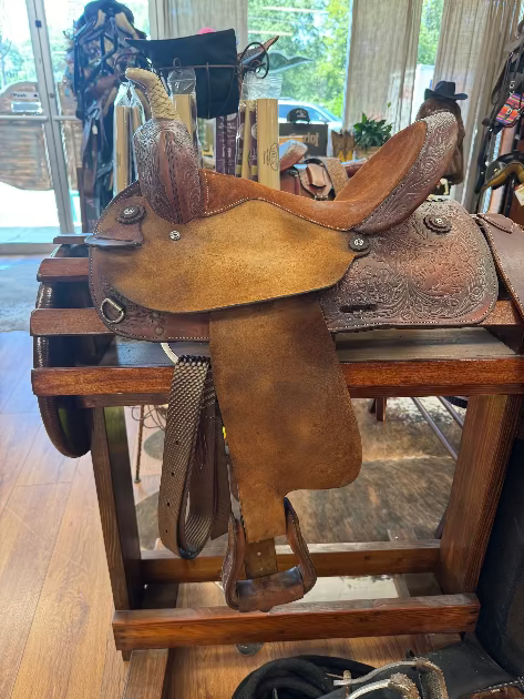 15” Circle Y Barrel Saddle #AG
