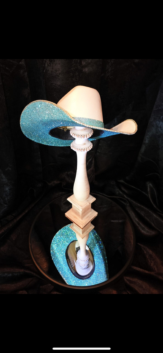 Feelin Royal Straw Teal 7 1/4